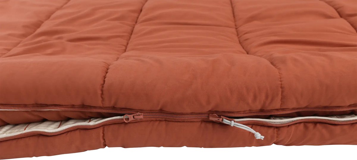 Outwell Camper Lux Slaapzak Oranje Long - Left Zipper