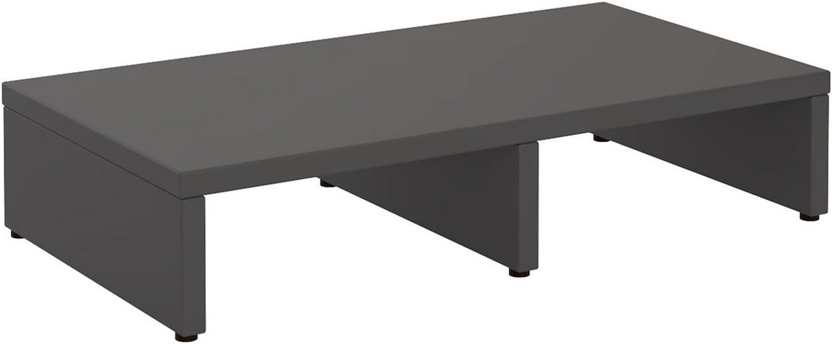Monitorstandaard Bureau Opzetstuk Schermverhoging Grijs Ergonomisch