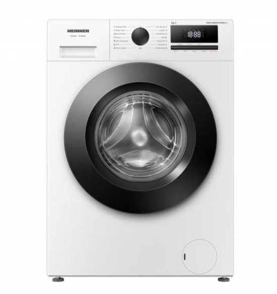Heinner HWM-HME6012IVSMA+++ Slanke Wasmachine – 6 kg – 1200 tpm – Energieklasse A – Inverter Motor – 15 Programma’s met Stoomfunctie – Wit – 5 Jaar Garantie
