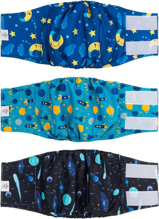 Pet Soft Hondenluiers voor reuen, 5 stuks, wasbare