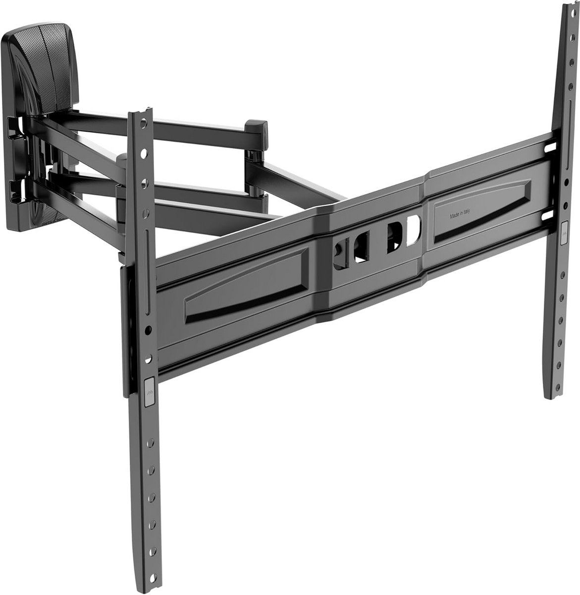 TV Steun Muurbeugel met Dubbele Arm en Helling voor Flatscreens van 40 tot 82 inch