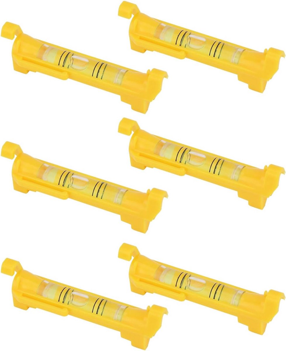 Professionele Waterpas Met Draad Voor Nauwkeurige Metingen - 6 Stuks