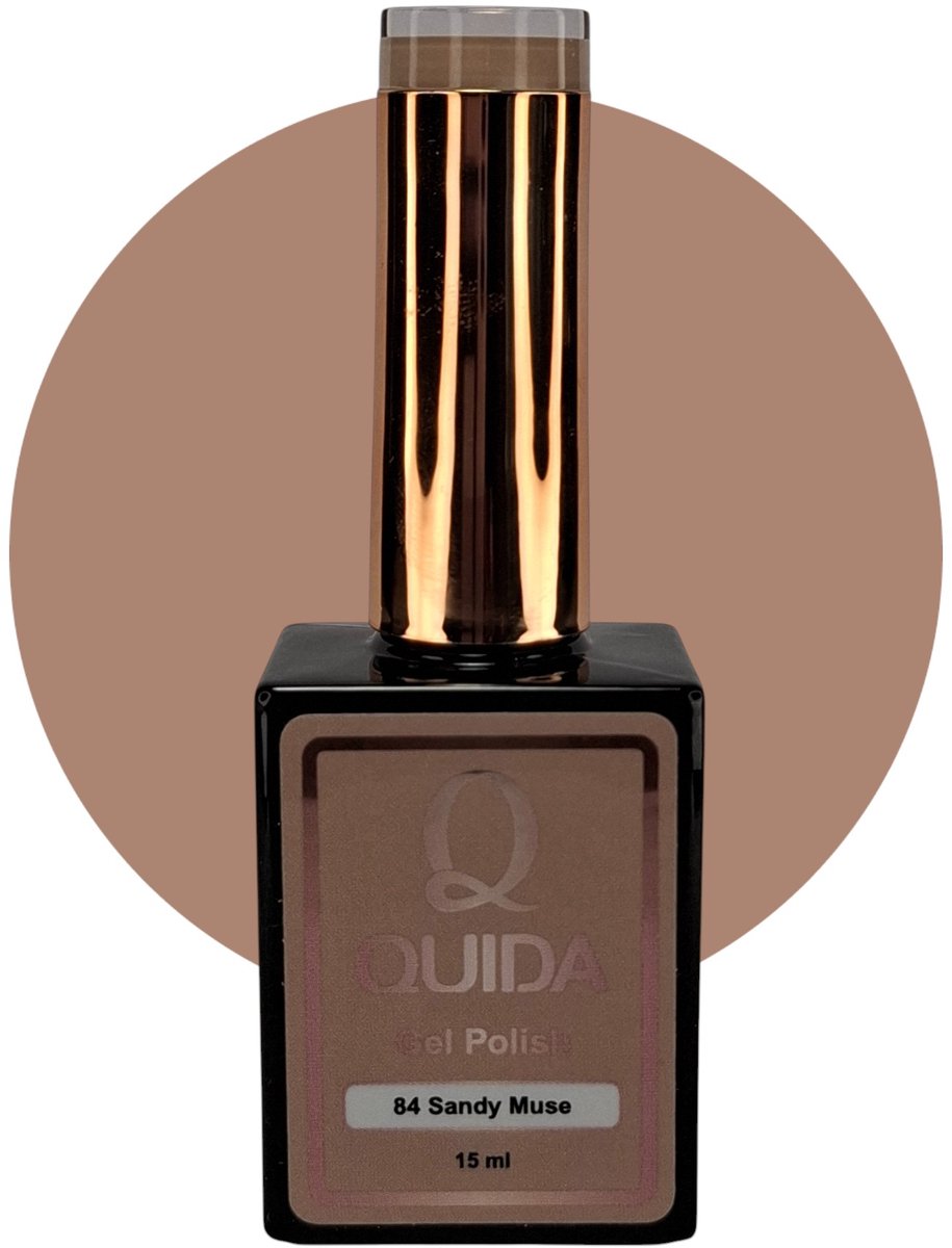 Quida gelpolish #84 Sandy Muse Nude 15ml