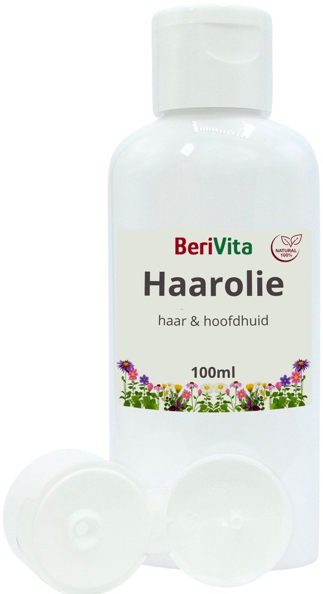 Haarolie 100ml Fles - 100% Natuurlijk & Plantaardig - Batana Olie, Castorolie, Abessijnse Olie en Rozemarijnolie, Rosemary - Haar en Hoofdhuid
