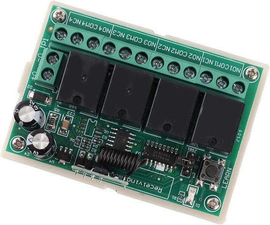 Multifunction 4 Way Wireless Remote Control Relay Switch - ASHATA ...
