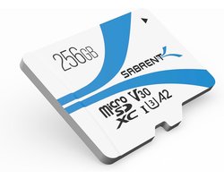 256GB MicroSDXC Geheugenkaart V30 A2 met R100MB/s en W30MB/s