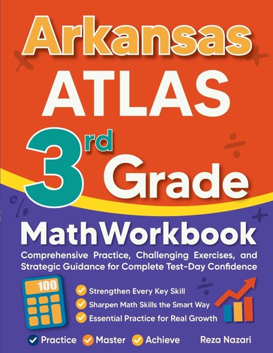 Arkansas ATLAS 3rd Grade Math Workbook - cover