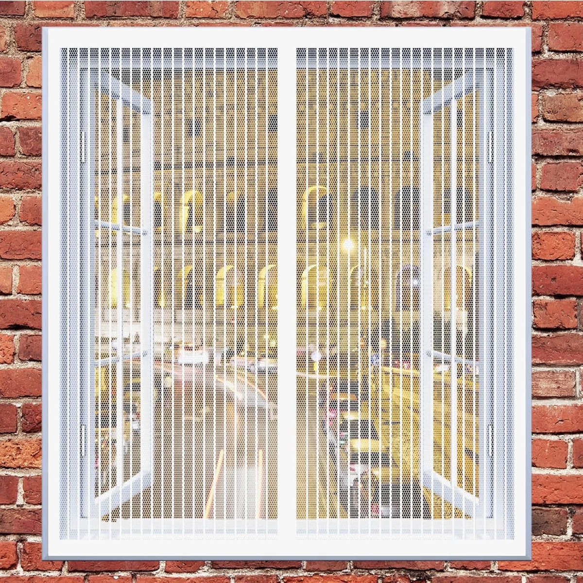 Magnetisch Insectenhor voor Raam 100x140 cm - Eenvoudige Montage Zonder Boren