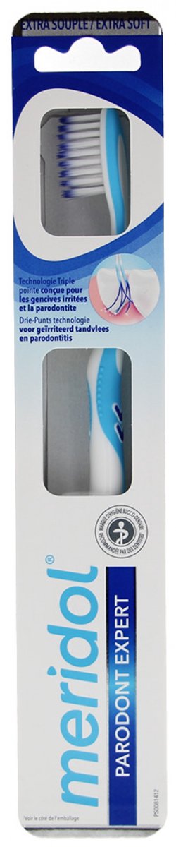 Meridol Parodont Expert Extra Zachte Tandenborstel (Kleur : Blauw)