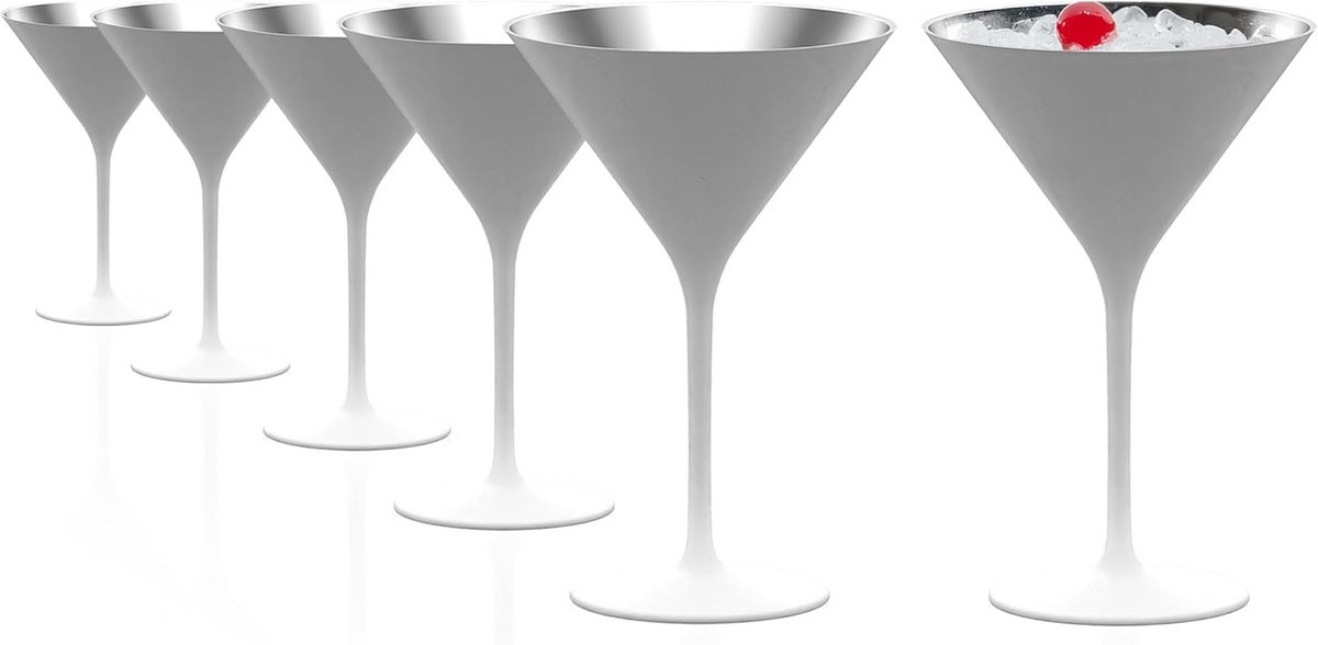 Set van 6 Elegante Cocktailglazen 240 ml - Ideaal voor Martini en Manhattan