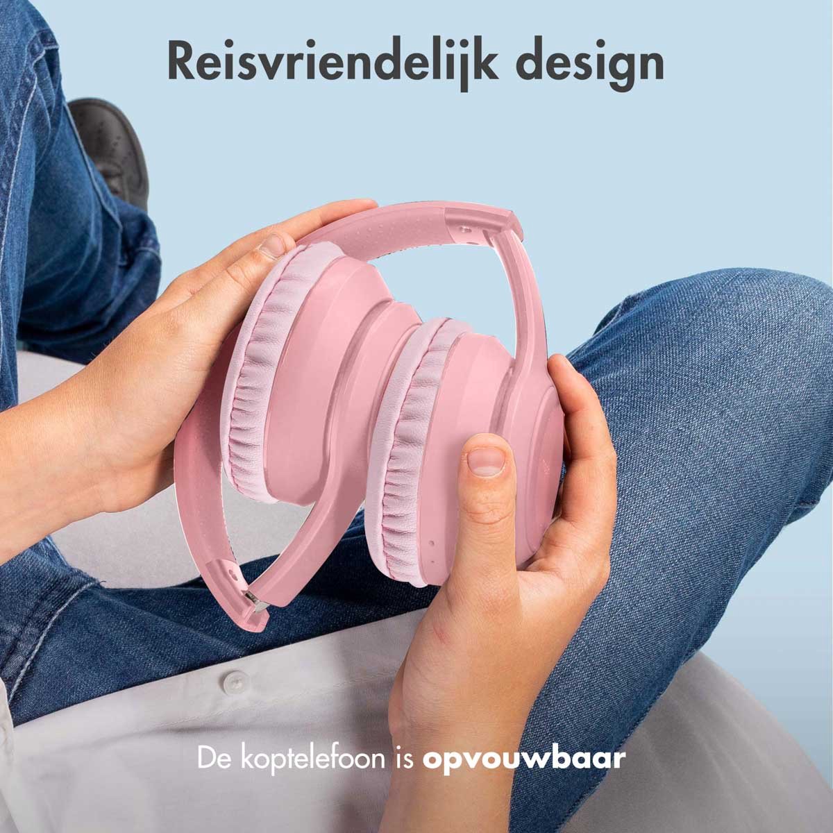 imoshion Kinder Koptelefoon LED - Bluetooth en Decibelbegrenzer - Draadloze Koptelefoon Kinderen – foto 6