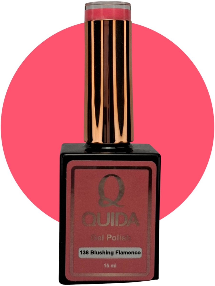 Quida Gelpolish #138 Blushing Flamenco 15ml