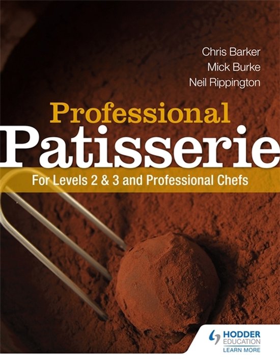 Professional Patisserie For Levels 2 3 - cover