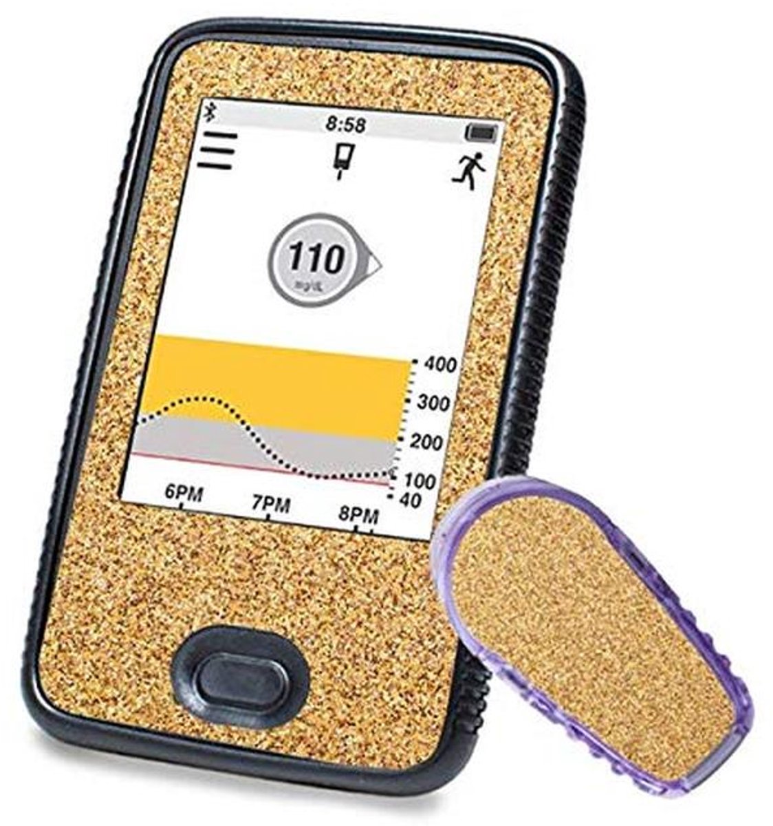 G6 Sticker voor Ontvanger en Zender – Gouden Glitters