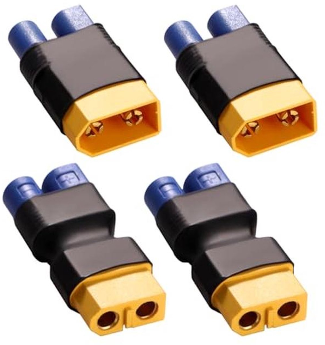 4 Stuks EC3 naar XT60 Connector Adapter voor RC Batterijlader