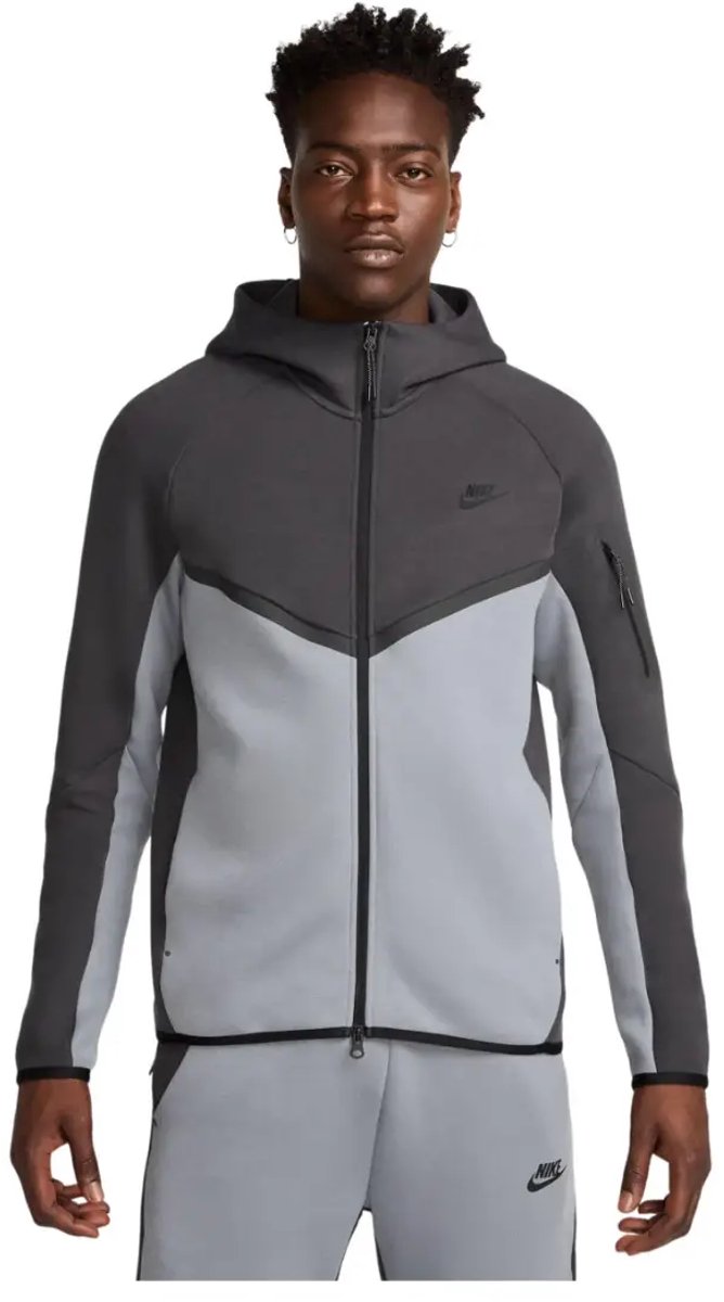 Nike tech fleece full-zip hoodie in de kleur . Grijs