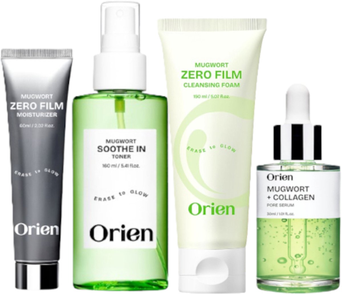Orien - Mugwort Skincare Set – Complete Hydratatie & Kalmerende Routine