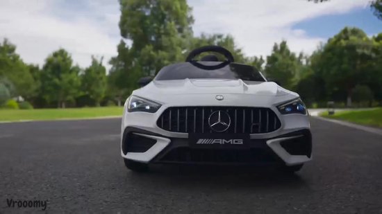 Mercedes-Benz CLE53 AMG 12V Elektrische Kinderauto 1 tot 5 jaar – Officieel Gelicentieerd met Vernieuwde Li-ion Batterij – Luxe Coupé met Synthetisch Leder Zitje, EVA-Wielen & Bluetooth – Zwart