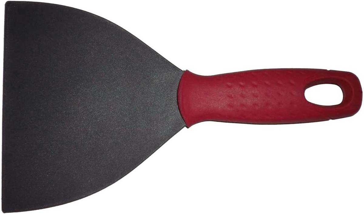 Polyamide Spatel met Rubberen Handvat voor Voegen en Afwerken, 120 mm, Multicolor