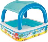 Intex 57470NP – Piscine Gonflable Avec Auvent Amovible – 157 X 157 X 122 Cm – 295 L – Pour Enfants Dès 2 Ans – Cadeau D'Été