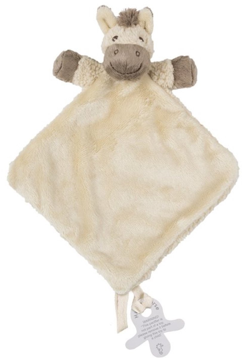 Happy Horse Paard Helma Knuffeldoekje - Beige - Baby Cadeau — afbeelding 2