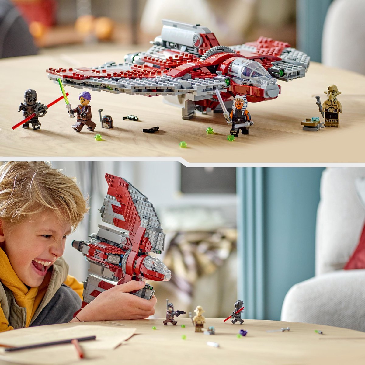 LEGO Star Wars Ahsoka Tano's T-6 Jedi shuttle Bouwbaar Ruimteschip - 75362 — afbeelding 9