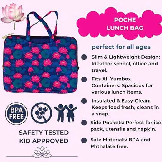 Yumbox Poche isolerende hoes met handgrepen - Lotus van Merkloos — afbeelding 4