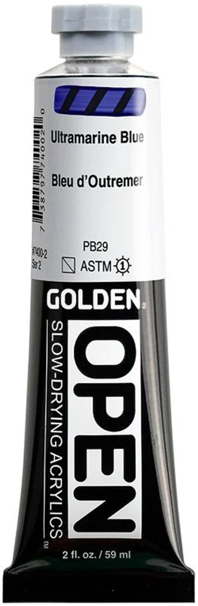 Golden OPEN Acrylverf Ultramarijn Blauw 59 ml