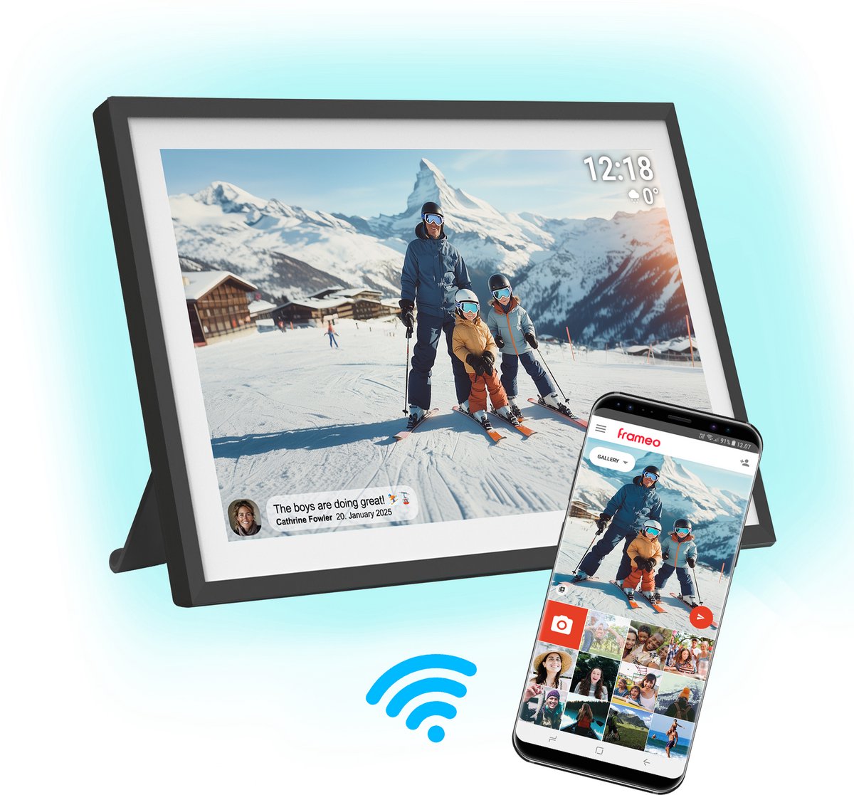 Denver PFF-1081 Ambilight Zwart