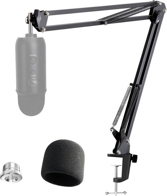 1 professionele handsfree microfoonstandaard voor montage op de nek met