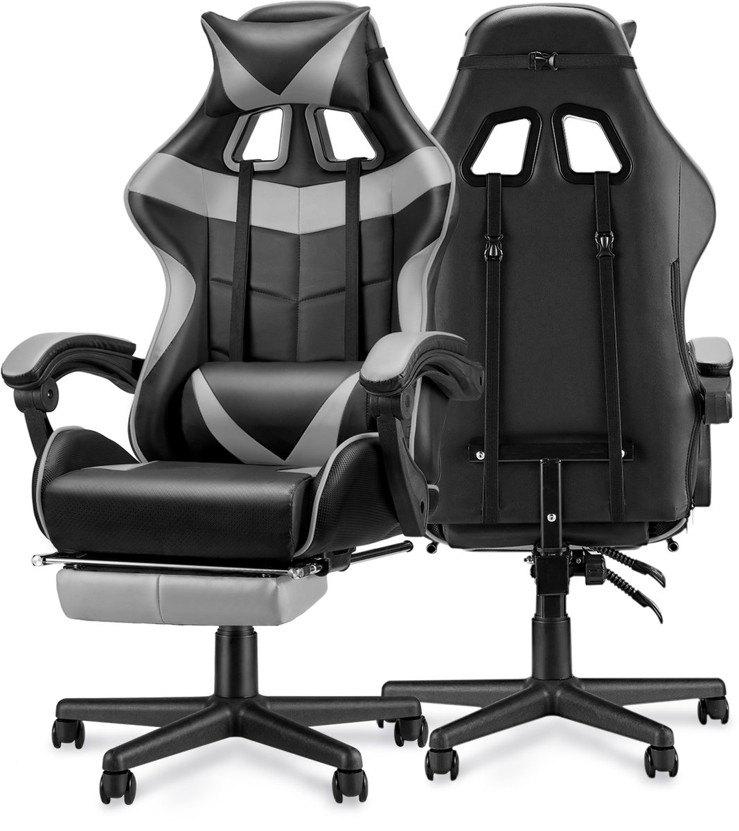 Soontrans Grijs-Gaming Stoel met - Soontrans - €84,99