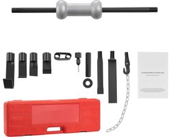 Kit de débosselage, kit de réparation de bosses à marteau coulissant 13 en 1 de 4,5 kg, outil de réparation de carrosserie automobile durable pour les dommages aux véhicules avec sac de transport, tige d'extension et poignée confortable
