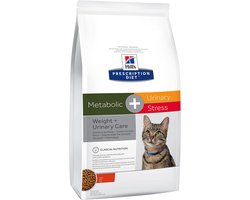 Droogvoer voor katten Metabolic Plus Urinary Stress 2 x 1500 g