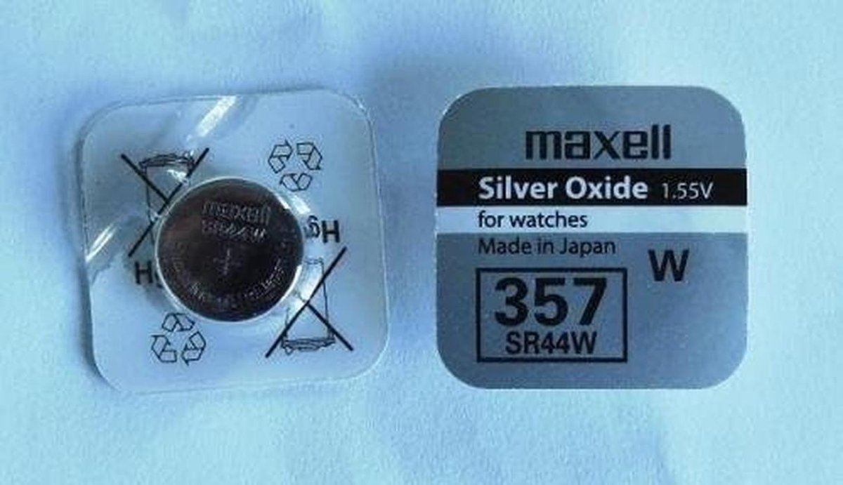 Knoopcel Batterijen 1.55V voor Horloges en Kleine Apparaten SR44W