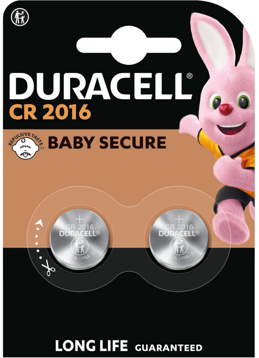 Duracell Knoopcelbatterijen 2016 - 5 x 2 stuks - Voordeelverpakking