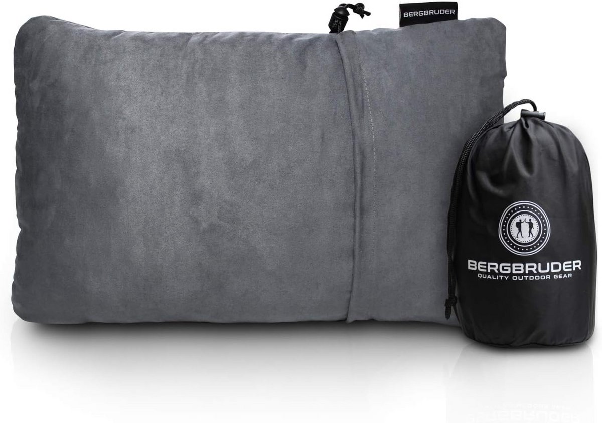 Comprimeerbaar nekkussen van traagschuim voor camping en reizen - ultralicht en compact