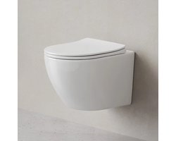 AM.PM X-Joy S - Hangtoilet - Softclose Toiletbril - Randloos diepspoel - Glans Wit - WC Pot