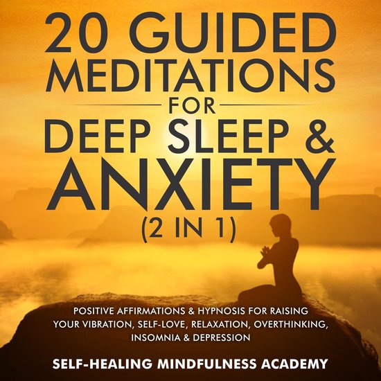 20 Guided Meditations For Deep Sleep & Anxiety (2 in 1) - cover