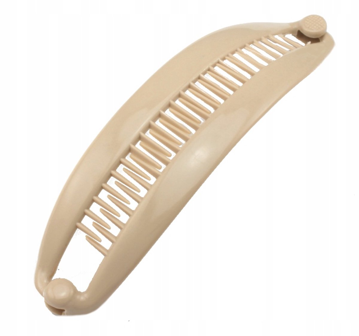 Bananen Haarclip voor Kokos: Licht Beige Plastic