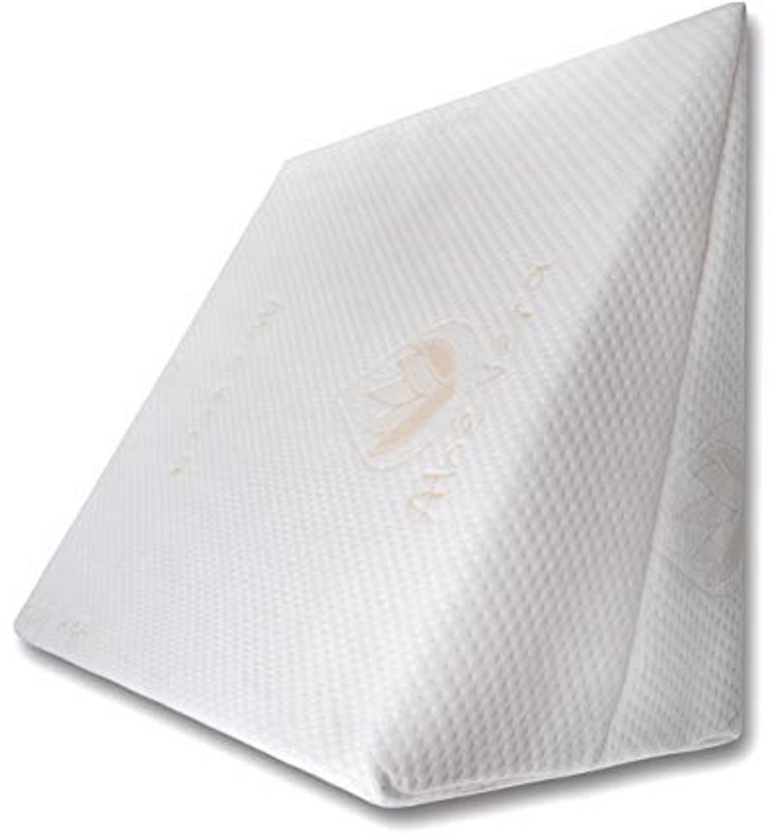 Ergonomische Leeskussen voor Bed en Bank - Driehoekige Rugsteun 50 x 30 x 44 cm, Wasbare Hoezen