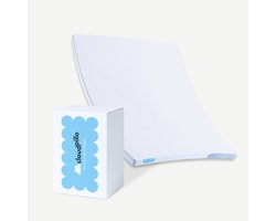 Cloudpillo Original Topper 140x200 - Topdekmatras - Adaptive Support laag - 4-Seizoenen - Voorzien van Elastieken - Wasbare Hoes