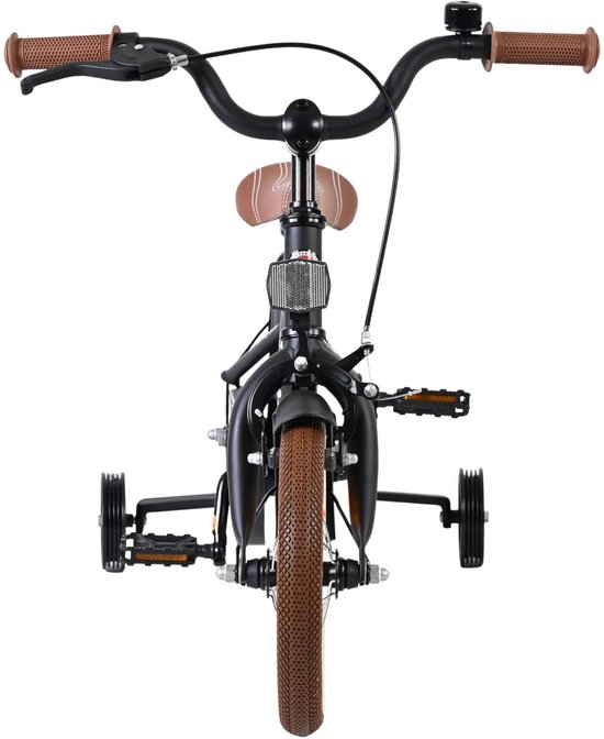Volare Black Cruiser Kinderfiets - Jongens - 12 inch - Zwart van Volare — afbeelding 2