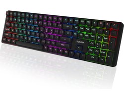 Sounix Gaming Toetsenbord – Mechanisch Qwerty Gaming Toetsenbord – 111 Keys – RGB Effect – US Qwerty – Zwart