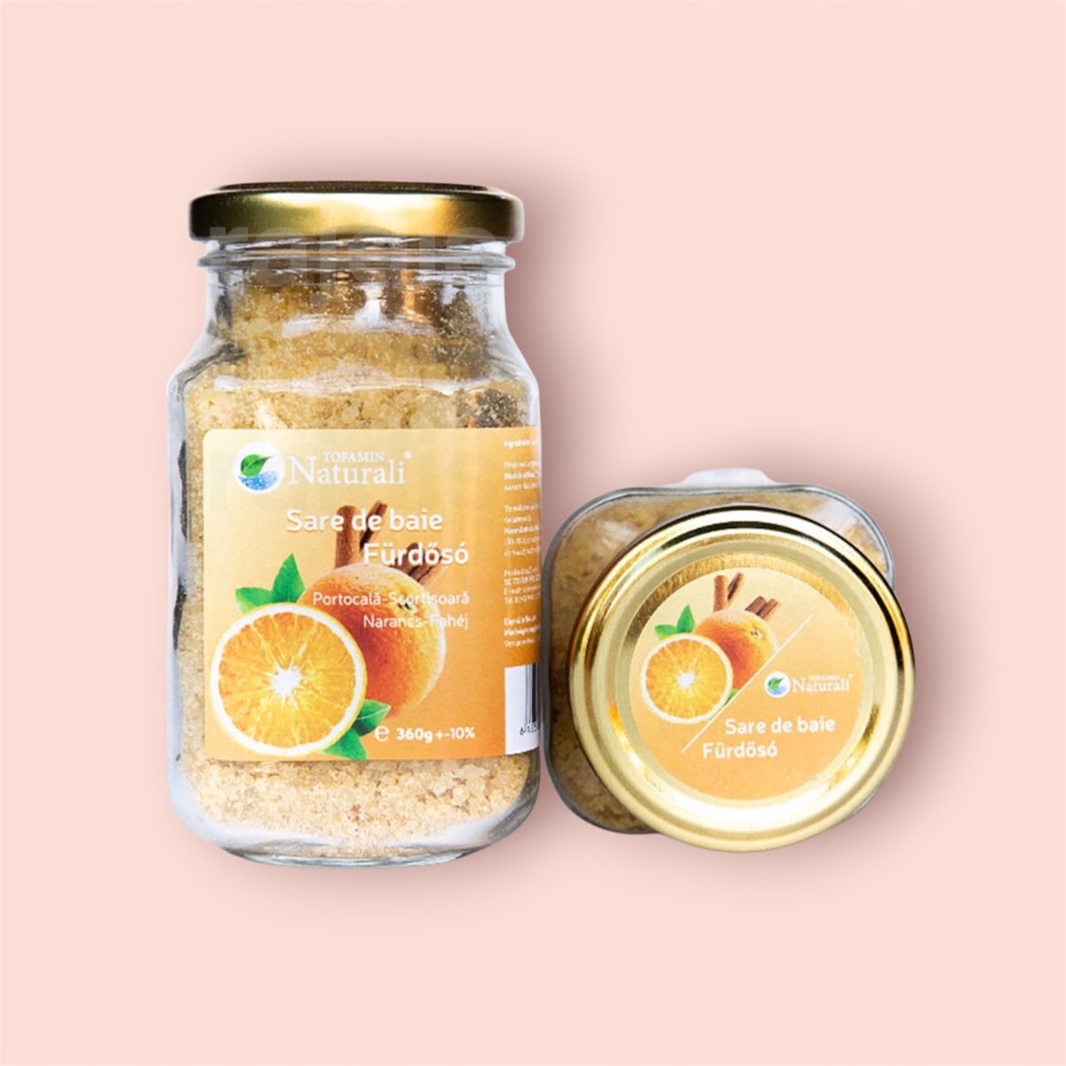 Tofamin Naturali mineraal badzout met Sinaasappel en Kanneel