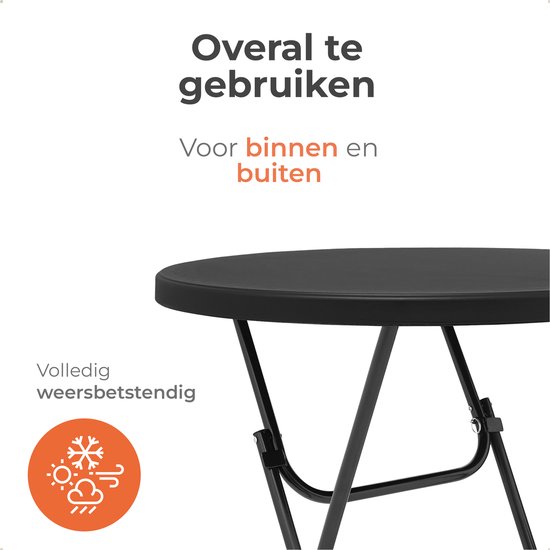 Statafel rok zwart - Partytentverhuur Assen