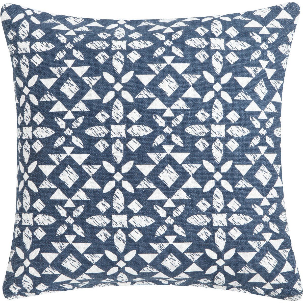Mars & More Happy Cuba dark blue Cushion 45 cm x 45 cm Blauw