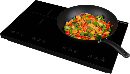 Inventum VKI3020ZWA inductie kookplaat - 2 kookzones - 1-fase plug en play - Vrijstaand - Zwart