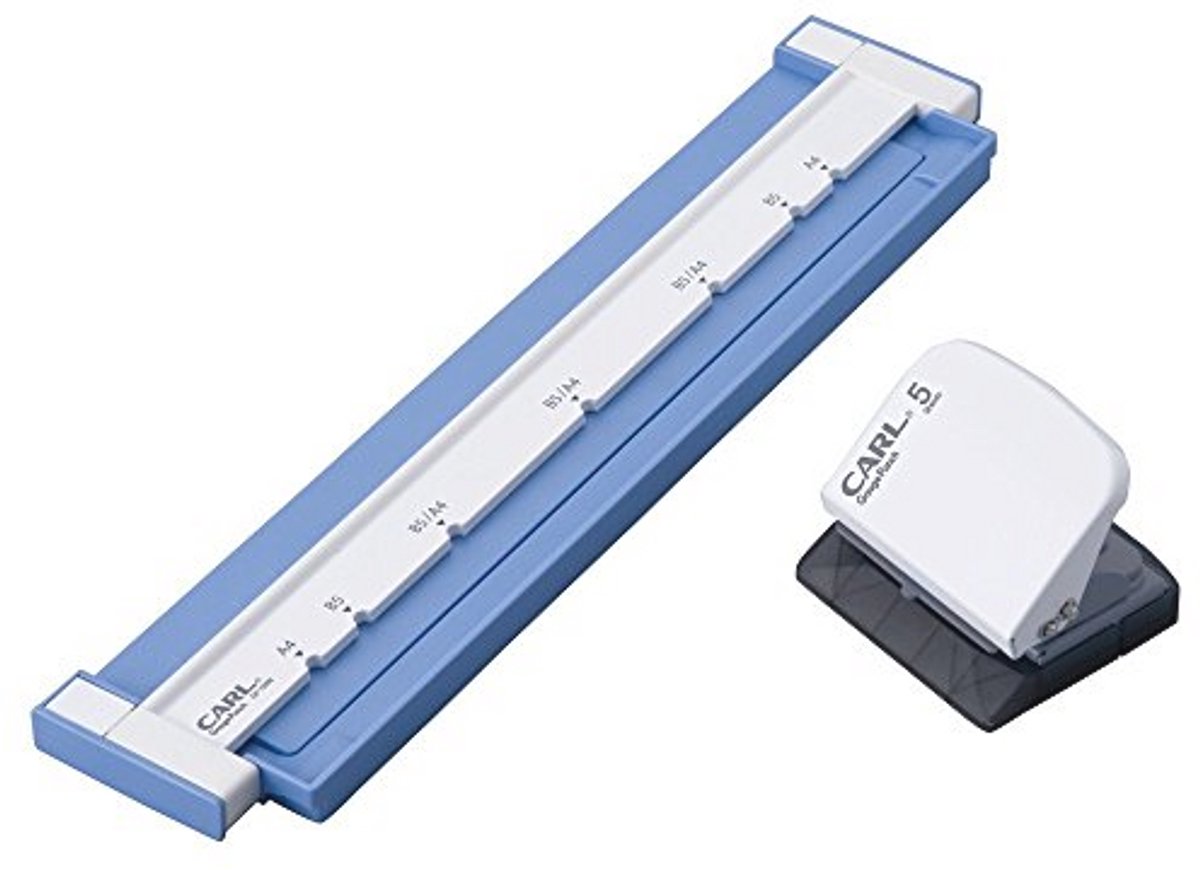 Meetinstrument Perforator voor Kantoor - 26 of 30 Gaten - Blauw