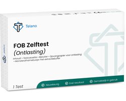 FOB Test - Zelftest voor Bloed in Ontlasting - Sneltest Binnen 5 Minuten Resultaat - Telano