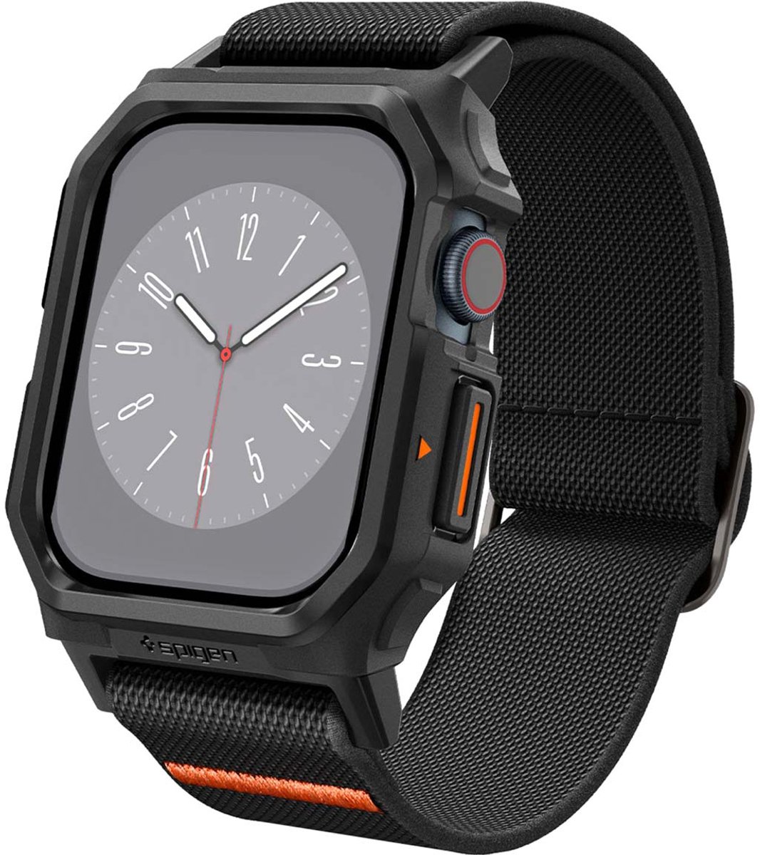 Spigen Lite Fit Pro™ Case + Band voor de Apple Watch Series 10 / 11 - 46 mm - Matte Black